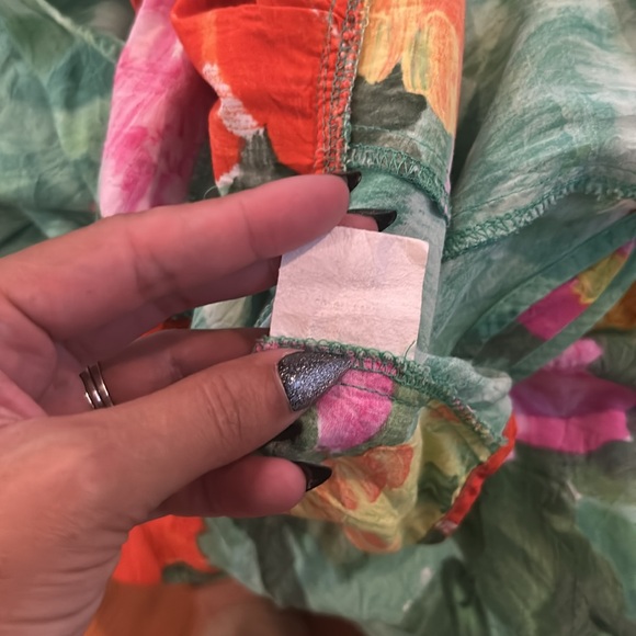 Jams World Sleeveless Dress Loose Fit Retro Floral Dress Hawaiian Tropical - Picture 8 of 8